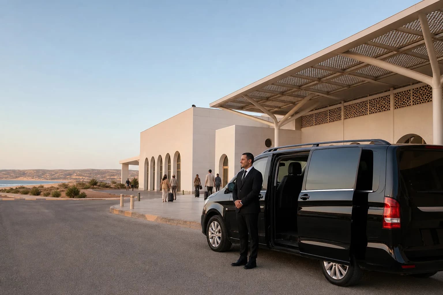 Taxi aéroport Essaouira et transfert privé à Mogador — véhicule privé SafarWay